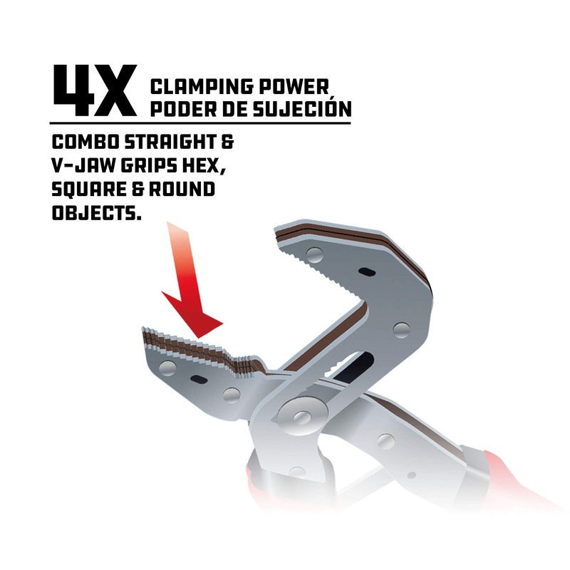Powerbuilt 2 Piece Self-Adjusting Pliers Set with Power Grip Handle,