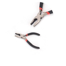 FLZOSPER Mini Combination Pliers，4.5-inch CR-V Multifunction Precision Pliers Stripper Hand Jewellery Making Tool Beading Wire Pliers