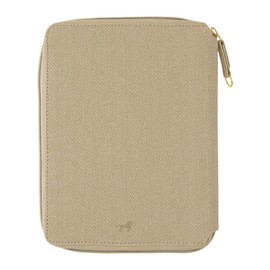 EDiT DA-ZDC31-BL Notebook Cover, One Page Per Day/Weekly Vertical B6 Round Zip Cover, Pedal Tweed Refill Sold Separately, Marks Blue