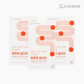 [Cherem] Tok Tok Tok Clear 3 boxes (12 packs) / [체르엠] 톡톡톡 클리어 3박스(12포)