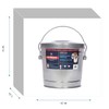 Behrens 6 Gallon Rust Proof Galvanized Steel Locking Lid Dry