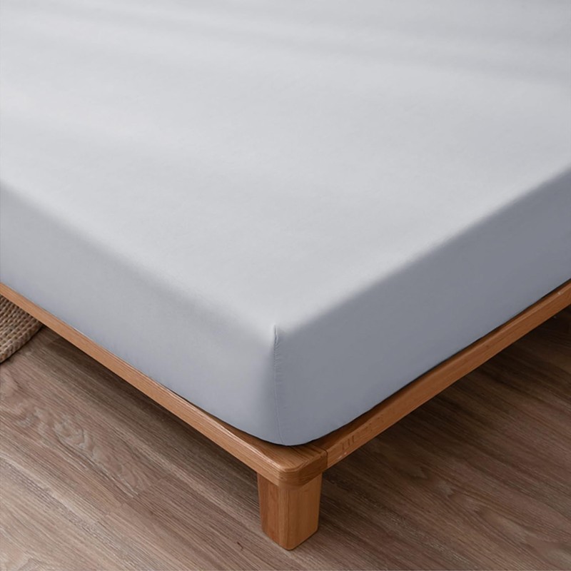 NAFAY LIVING Fitted sheet-Plain Dyed Ultra Soft Microfiber Bedding Sheet