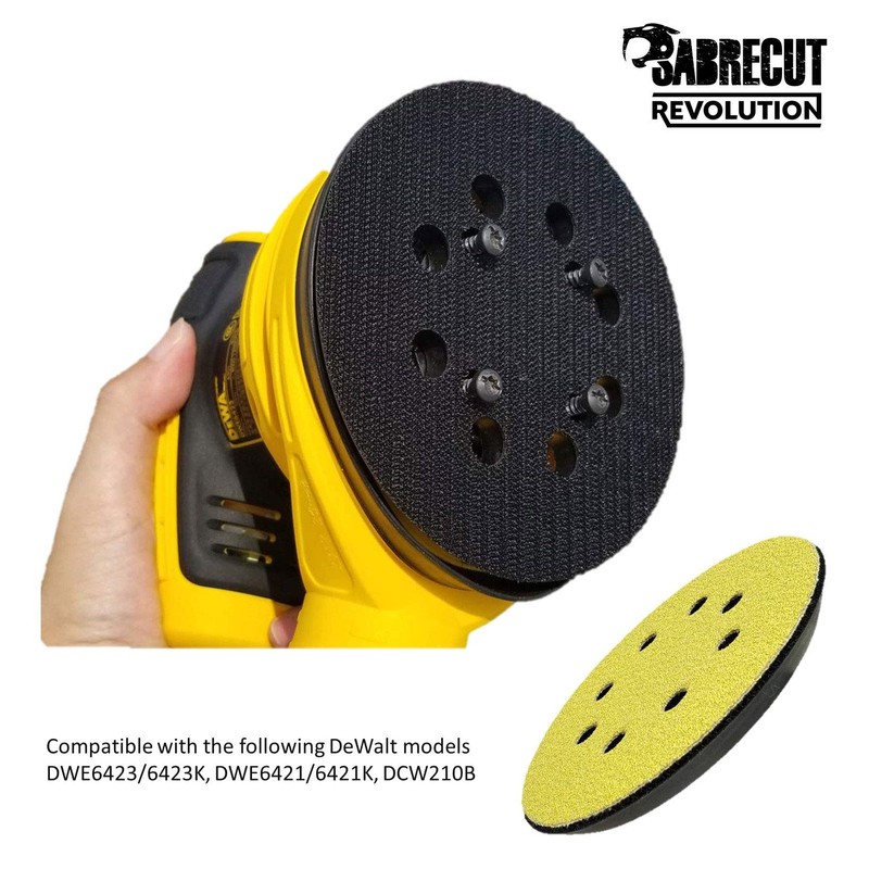 1 x SabreCut OSSCS003 125mm Medium 8 Hole Random Orbital