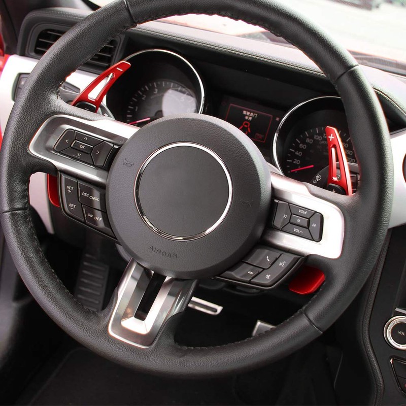Steering Wheel Shift Paddle Shifter Extension for 2015+ Ford Mustang