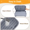 TAILRYTH Elevated Litter Box Ramp/Steps for Kittens & Old Cats,19.7"×15.8"×3.6",Washable