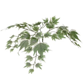 Vickerman Everyday 4' Artificial Silver Maple Extra Full Bush in A Black Plastic Pot - Realistic Indoor Greenery Decor - Faux Potted Decoration for Home Or Office Accent
