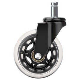 3'' Swivel Caster Wheel for Traeger Pellet Grills - HDW302 Rubber Heavy-Duty Grill Wheel for Traeger Timberline 850, Timberline 1300, Ironwood 650, Ironwood 885, Texas Elite 34, Pro 780