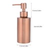 304 Stainless Steel Rose Gold Soap Bottle, Kitchen Bathroom Worktop