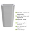 Wenko Candy White Swing Top Bin Cosmetic Bin, Volume: 6