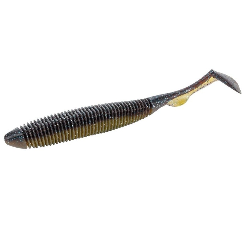 Spinning lure Molix Ra Shad 4.5" black bass pike