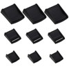 YINETTECH 30 Pcs 20mm 25mm 38mm Clamp Buckle Webbing Toggle