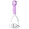 Yellow Plastic Potato Masher with Handle,Potato Masher Potatoes Mud Pressure