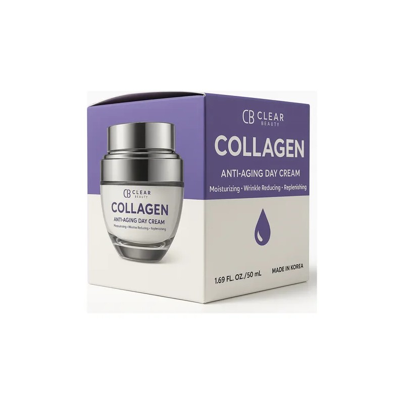 Crema Facial Antiedad Colágeno Cb Clear Beauty 50ml Coreana