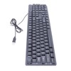 Keyboard Colorful Light Stable 104keys Suspended Keycap Wired Mechanical Gaming