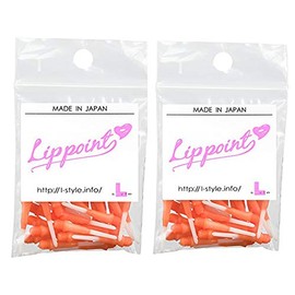 LSTYLE Dart Tips: Original Lippoint - Soft Tip Dart Points - 2BA Thread - Regular Length - 2 Tone Orange 2 Pack