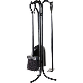 Panacea 4Pc Wood Stove Toolset Black
