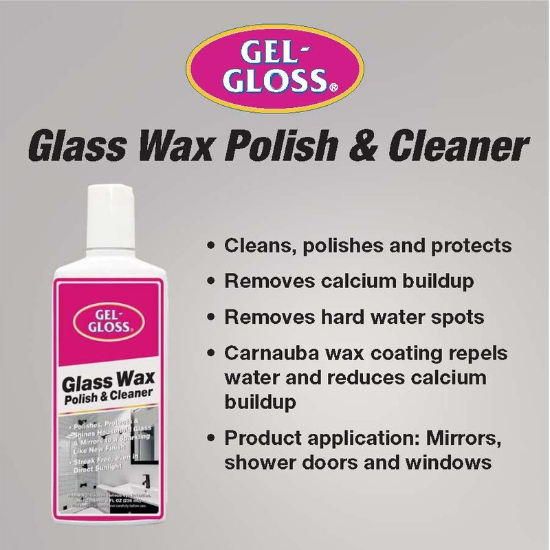 Gel-Gloss No Streak Glass Wax | Professional-Grade Silicon Wax Formulation