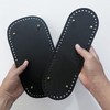 Yayatty Pack of 7 Black Bag Base for Crochet and