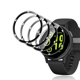 Yenwen Screen Protector for Garmin Vivoactive 5, Bubble-Free Screen Protector, Anti-Scratch Premium Quality Screen Protector, Clear HD Soft TPU Film - Pack of 4