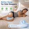 Memory Foam Leg Pillow for Side Sleepers – Ergonomic Knee