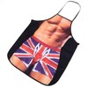 3D Funny Cooking Apron Sexy Man Woman Apron Waterproof Apron(B)