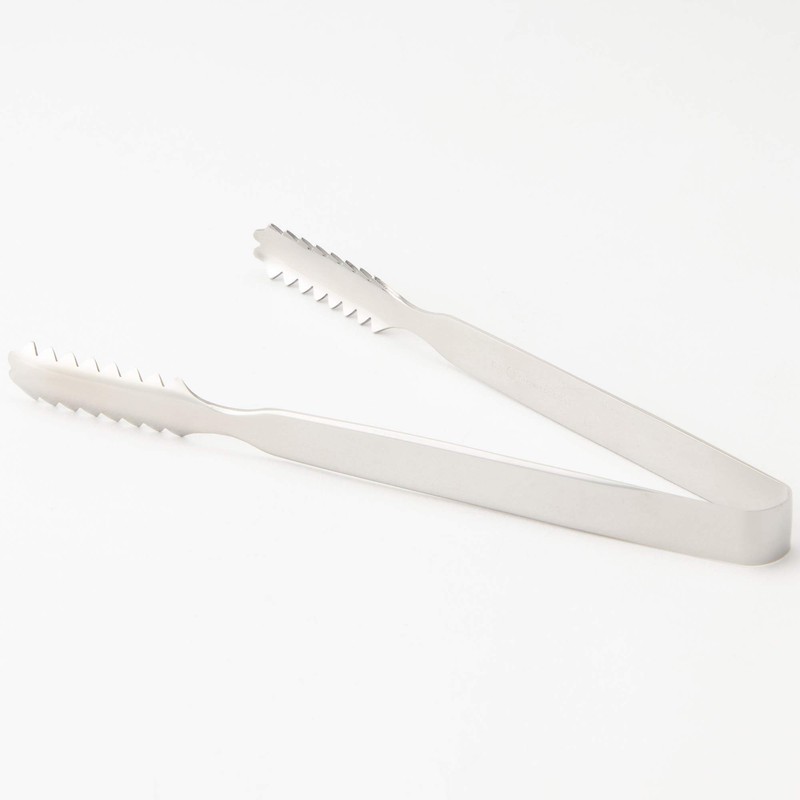 Endoshoji Professional PBU0101 Ice Tongs, Large, Stainless Steel, Made in