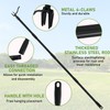 Socpuro 63" Weed Puller Tool with Extended Handle, 4 Claw