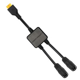 KarlKers DC 8mm to XT60 Y Parallel Adapter Cable for Solar Panel, XT60 Extension Cable with Reverse Current Protection, 8mm to xt60 Adapter for Lipo Battery Pack EFDELTA River Portable Power Station