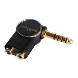 cooyin 4.4mm Male to 2.5mm & 3.5mm 3.5mm Pro (Female) 2 in 1 Earphone Jack Conversion Balanced 6N Monocrystalline Copper + 4N Silver Plated Copper L Shape Fit MP3 Player, Earphone, DAP, Headphone Amplifier