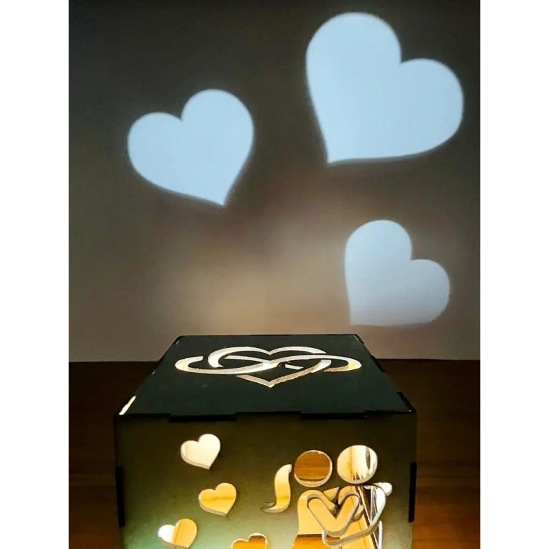 Cubo Para Dia De San Valentin