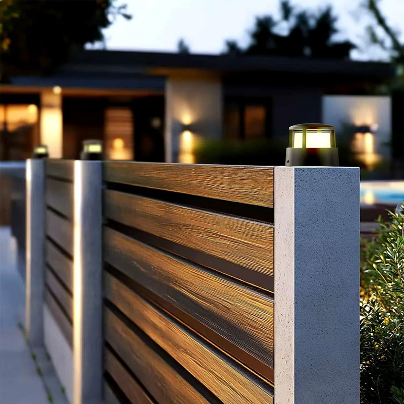 JHOTEC Pillar Lights,Outdoor Post Lights,Outdoor Column Lights, Deck Lights, Fence