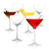 LEMONSODA Hand Blown/Nick And Nora Classic Martini Glasses Manhattan, Cosmopolitan,