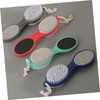 Baluue 4pcs Foot Scrubber Brush Multi-functional Exfoliating Foot File for