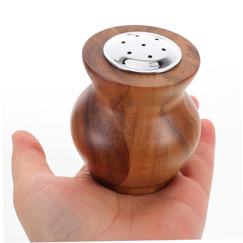 Kisangel Hand Crank Pepper Salt Pepper Shaker Sugar Canister Bottle