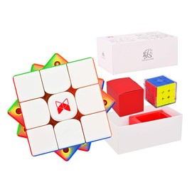 BroMoCube 2022 New QY X Man Tornado V3M Magnetic Speed Cube QY Toys Tornado V2M Upgraded Verson Flaship 3x3x3 Speed Cube(Stardard)