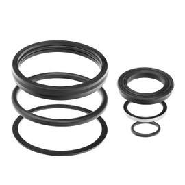 Rocklin Hydraulics Gannon Cylinder Seal Kit - 1 Set with 6 Pieces - Hydraulic Equipment Kit for Box Scrapers, Mowers, Blades and Tractors - for 1-1/8" Rods & Barrel Bore of 3"
