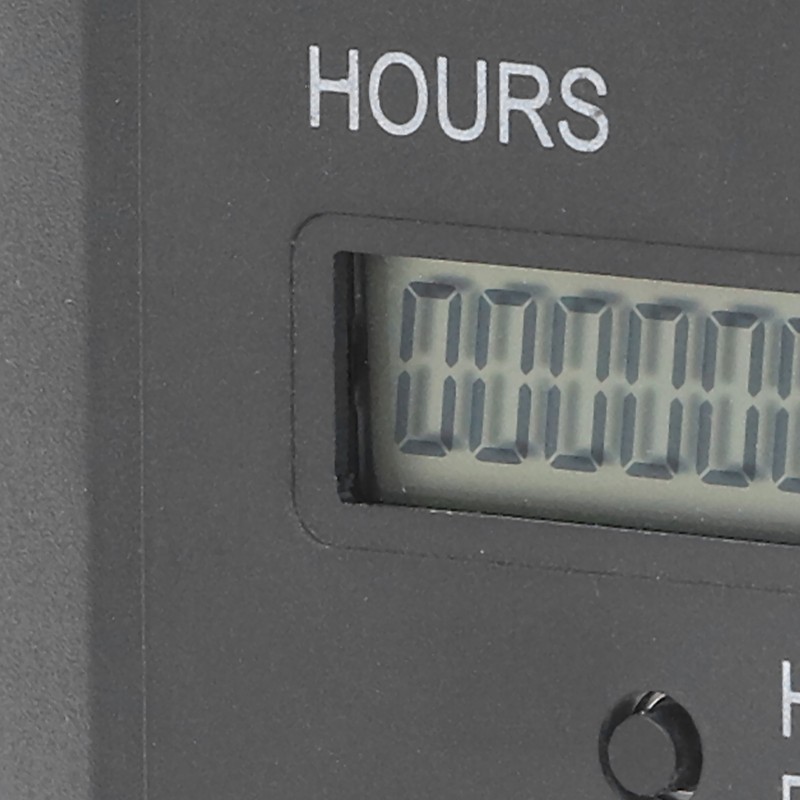 Hour Meter Digital Display Timer Hourmeter Gauge 0‑999999H 59M for