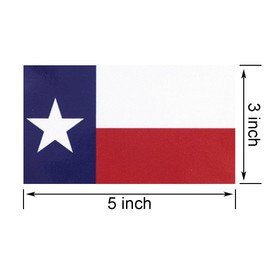 TMHTMH 3 Pcs Texas Flag Car Stickers, 3x5 Inches US State Texas Vinyl Decal for Outside of Car, Vehicles Car Window Bumper, Truck,Vehicles
