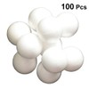 Happyyami 100Pcs 4cm Polystyrene Balls White Craft Styrofoam Balls Modeling