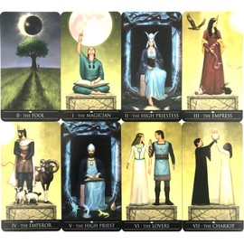Tarot Cards, 78 Sheets, Weight Edition, Tarot Divination Telling, Silver Witchcraft Tarot, Japanese Instruction Manual Included (English Language Not Guaranteed)