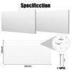 Hogurity Metal Pegboard Panels, Peg Boards 24”×12” Pegboard Wall Organizer
