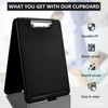 A4 Clipboards, Folder Clipboard with Storage, Folio Plastic Clipboard with