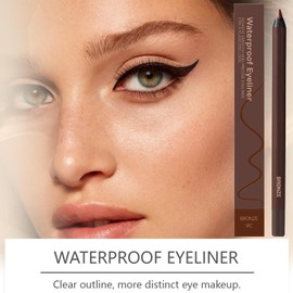 Eye Liner Pencils | 2-in-1 Long-Lasting Sharpenable Eye Liner Pen,Long-Lasting Beauty Makeup Smooth Eyebrow Pen for Women Girls Travel