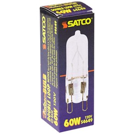 Satco S4649 G9 Light Bulb in Light Finish, 1.63 inches