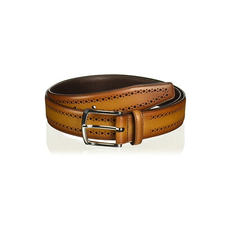 Allen Edmonds mens Manistee Belt, Walnut, 42 US