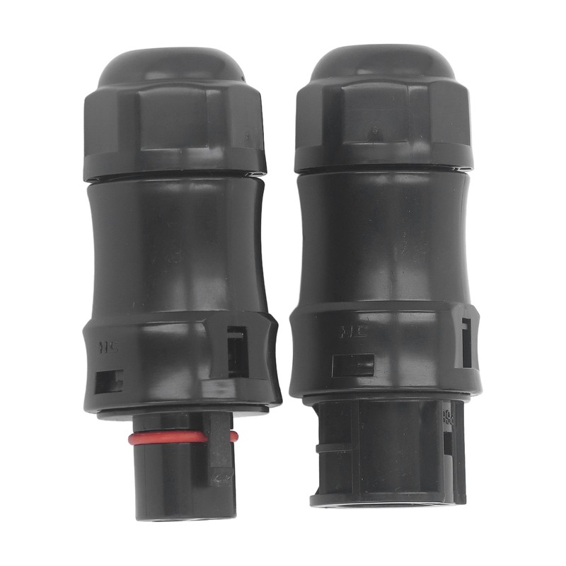 2Pcs Waterproof Power Connector 3 Pin Temperature Resistant Micro Reverse