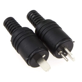 kenable 2 pin DIN Plug Speaker and HiFi Connector Screw Terminals Strain Ends [2 Pack]
