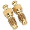 2Pcs Disc Brake Bleeder Screw Titanium Alloy M6 Rust Resistance