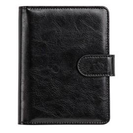 esseroo passport holder, passport cover, vaccine card holder, waterproof leather travel wallet with rfid blocking for men/women