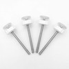 4 Pack Pressure Gates Threaded Spindle Rods M8 (8 mm),